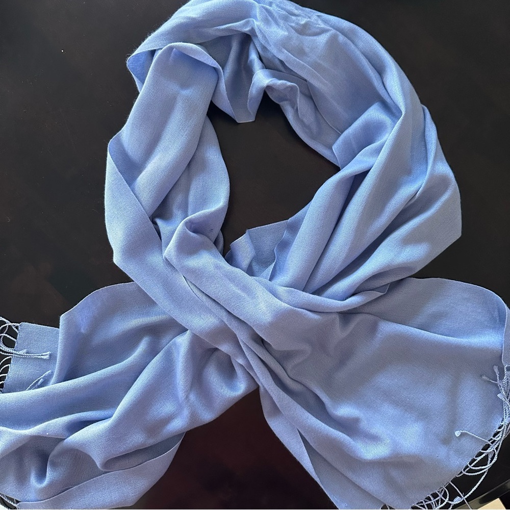 Periwinkle Scarf/Wrap, 19.5" x 71"